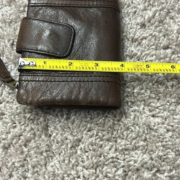 Fossil brown leather wallet - Picture 4 of 16
